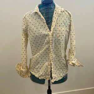 Frank & Eileen Barry Crinkle Cotton sz M, excellent!